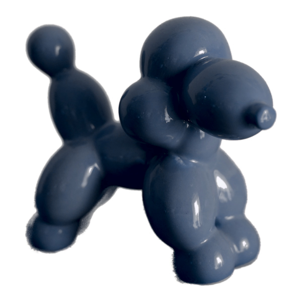 Barboncino Palloncino in Ceramica - colore ottanio
